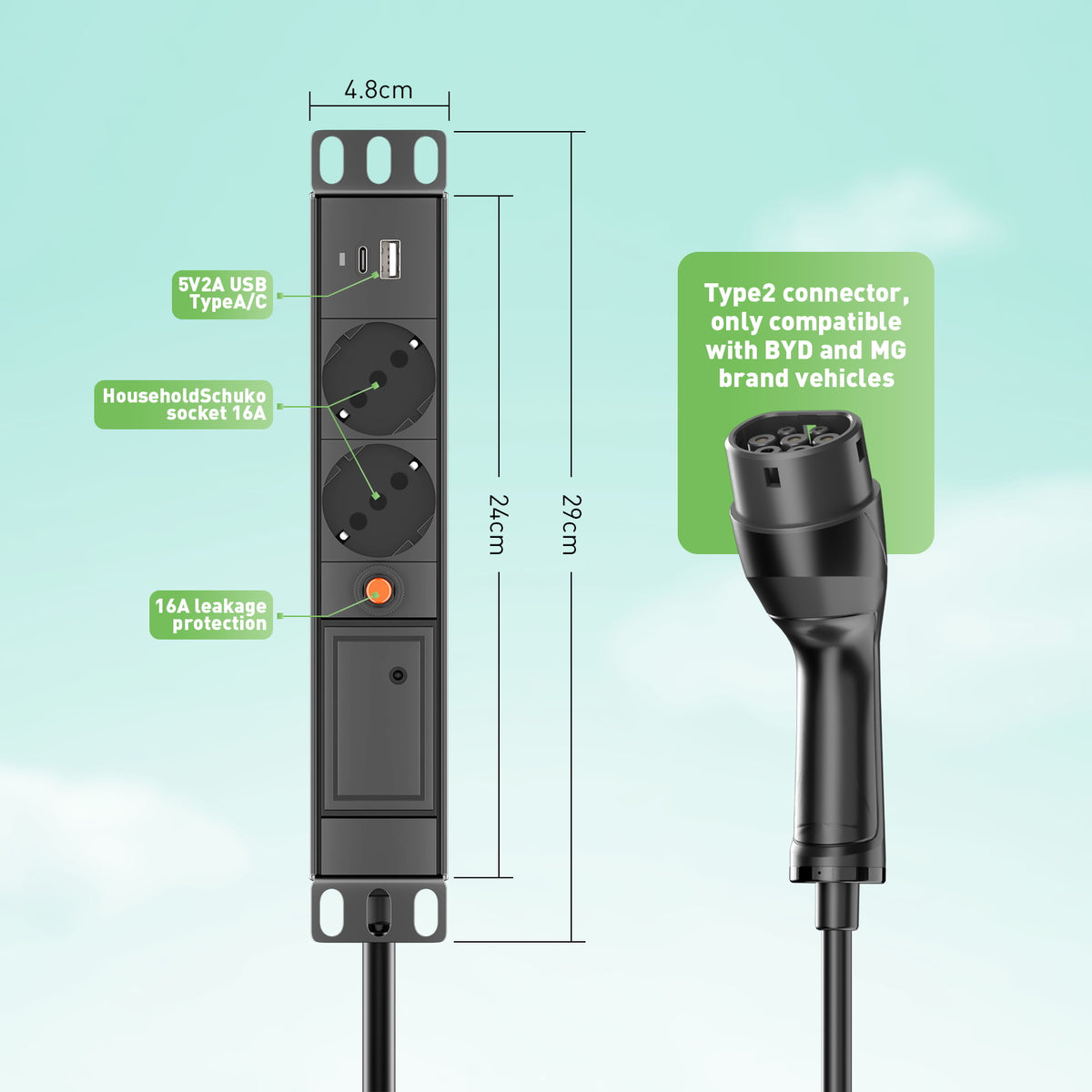 Adaptateur V2L pour MG 