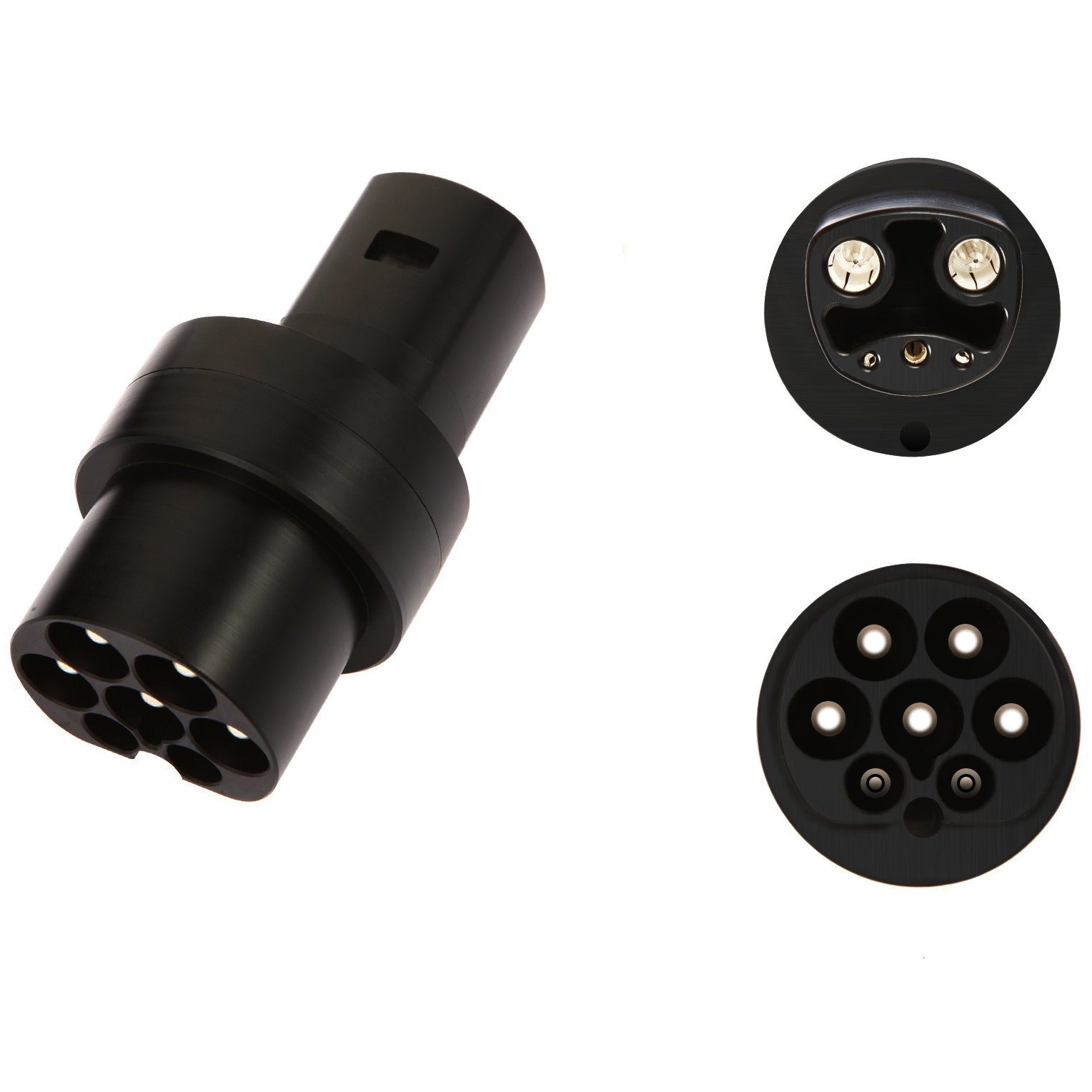 Typ2 zu Tesla Stecker Adapter für AC 80A 250V EV Ladegerät, Typ2 Stecker zu Tesla Konverter