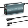 NOEIFEVO 48V 1A-8A Strømjusterbar Batterioplader til Blysyre Batterier, AGM, Gel, Golfvogn Batterioplader, LED-Display