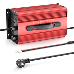 NOEIFEVO 75.6V 25A Litiumbatterilader for 66.6V (60V) 18S Litium-Li-Ion-Lipo-batteri, med LCD-skjerm, justerbar strøm, lader for el-sykler, elektriske sparkesykler, elektriske motorsykler