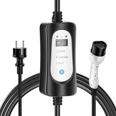 Chargeur EV portable Type2 3.7KW 16A,Type1  câble de charge EV mobile de 5 mètres avec prise Schuko