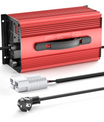 NOEIFEVO 54.6V 25A Chargeur de batterie lithium pour batterie lithium-ion-lipo 48.1V (48V) 13S, écran LCD, courant réglable, chargeur pour vélo électrique, scooter, moto électrique