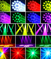 200W LED beam-rörligt huvud, strålkastare med 18 prismor och färgprojektor för scenbelysning, effektprojektor för barer, födelsedagsfester, klubbar, KTV, konserter och teatrar
