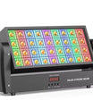 Schwingende quadratische Stroboskop-Bühnenscheinwerfer mit 36 warmweißen LEDs und 648 RGB-Lichtvorhängen (5050) für Partys