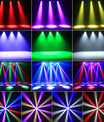 300W Moving Head LED-Partylicht mit Bienenaugen-Effekt, DMX-Steuerung, soundaktiviert für DJs, Bars, Weihnachten und Hochzeiten