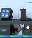 40W wasserdichter LED-PAR-Scheinwerfer (4x10W RGBWA+UV) mit integriertem Akku und DMX-Steuerung für DJs und Discos