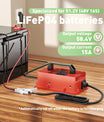 NOEIFEVO 58,4 V 15 A étanche LiFePO4 batterie  de  Chargeurpour batterie LiFePO4 51,2 V (48 V) 16 S
​