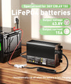 Noeifevo 43.8V 15A LiFePO4 batterie de Chargeur pour 36V 38.4V 12S LiFePO4 batterie