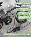 NOEIFEVO 87.6V 2-20A Lithium-LiFePO4-oplader til 76.8V 24S LiFePO4-batteri, LCD-skærm, justerbar strøm, oplader til trollingmotor, båd og campingvogne