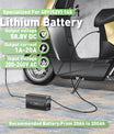 NOEIFEVO 58,8V 20A Lithium-batterilader til 51.8V 52V 14S Lithium-Li-Ion-Lipo-batteri, LCD-skærm, justerbar strøm, lader til E-cykel, scooter, elektrisk motorcykel