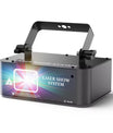 Laser projecteur de scène à balayage laser RGB avec effets de faisceau, éclairage intérieur LED pour scène – idéal pour DJs, discothèques, fêtes d'anniversaire et mariages. Prend en charge DMX512 et fonctionnement activé par le son