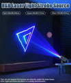 Laser projecteur de scène à balayage laser RGB avec effets de faisceau, éclairage intérieur LED pour scène – idéal pour DJs, discothèques, fêtes d'anniversaire et mariages. Prend en charge DMX512 et fonctionnement activé par le son