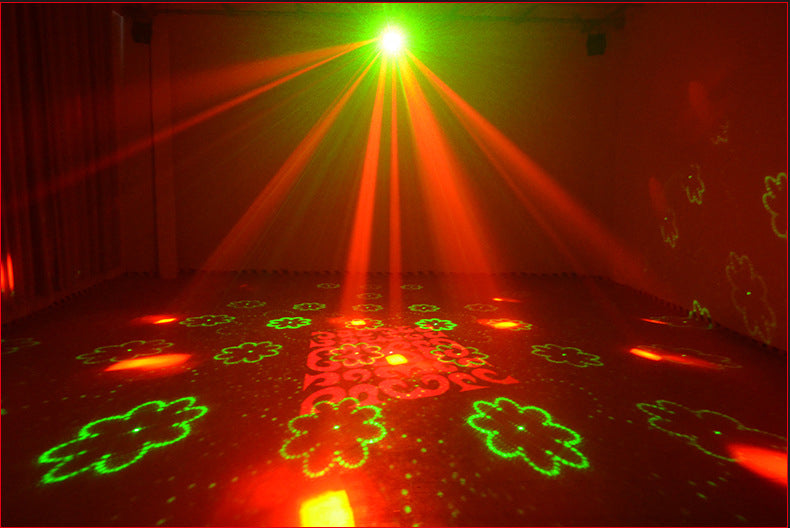 3-in-1 DMX RGBW Party-Licht, LED Laser Stroboskop Disco DJ Beam Spot Bühnenbeleuchtung, Tanzclub Hochzeit Schmetterlingslicht