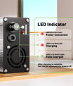 NOEIFEVO 36.5V 3.5A LiFePO4 Batterie-Ladegerät für 10S 32V LiFePO4 Batterie, mit LCD-Anzeige, Kühlventilator, automatischer Abschaltung