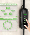 Wallbox mobile NOEIFEVO 11 kW, Type 2 sur câble de charge CEE16A pour tous les véhicules électriques