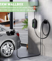 NOEIFEVO F097 11KW EV Mobile Wallbox sovelluksella, 3-vaiheinen 6-16A säädettävällä lataustehoilla, Wi-Fi etäohjaus, CEE 16A - Type 2 EV latauskaapeli