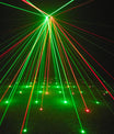 80W DJ-Partylicht mit Multi-Effekt, RG-Laser, UV- und Magic-Ball-Wash-Funktion, DMX512 (29 Kanäle), inklusive Stativ und Tragetasche für Hochzeiten, Bars und KTV