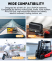  NOEIFEVO 58,4 V 10 A LiFePO4 Caricabatterie per batteria al litio 51,2 V (48 V) 16S per carrelli da golf, camper e motori elettrici da pesca