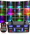 Discolight éclairage de fête, projecteur LED RGB DJ contrôlé par la musique, projecteur d'effets DMX pour KTV, réunions de famille, mariage, anniversaire, Halloween