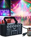 Discolight éclairage de fête, projecteur LED RGB DJ contrôlé par la musique, projecteur d'effets DMX pour KTV, réunions de famille, mariage, anniversaire, Halloween