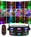 Discolight éclairage de fête, projecteur LED RGB DJ contrôlé par la musique, projecteur d'effets DMX pour KTV, réunions de famille, mariage, anniversaire, Halloween