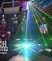 Discolight éclairage de fête, projecteur LED RGB DJ contrôlé par la musique, projecteur d'effets DMX pour KTV, réunions de famille, mariage, anniversaire, Halloween