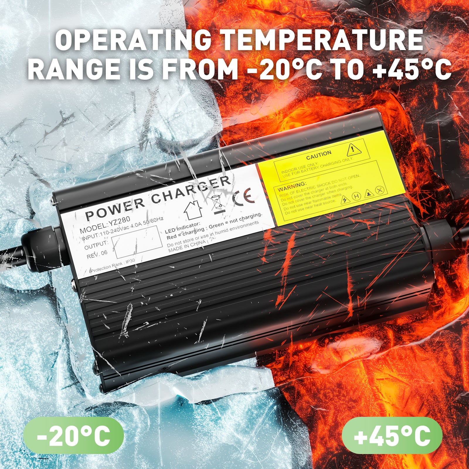 NOEIFEVO 25.2V 7A Lithium-Batterieladegerät für  22.2V 6S Batterie, E-Bike Roller Elektrisches Gerät Motorrad Ladegerät.