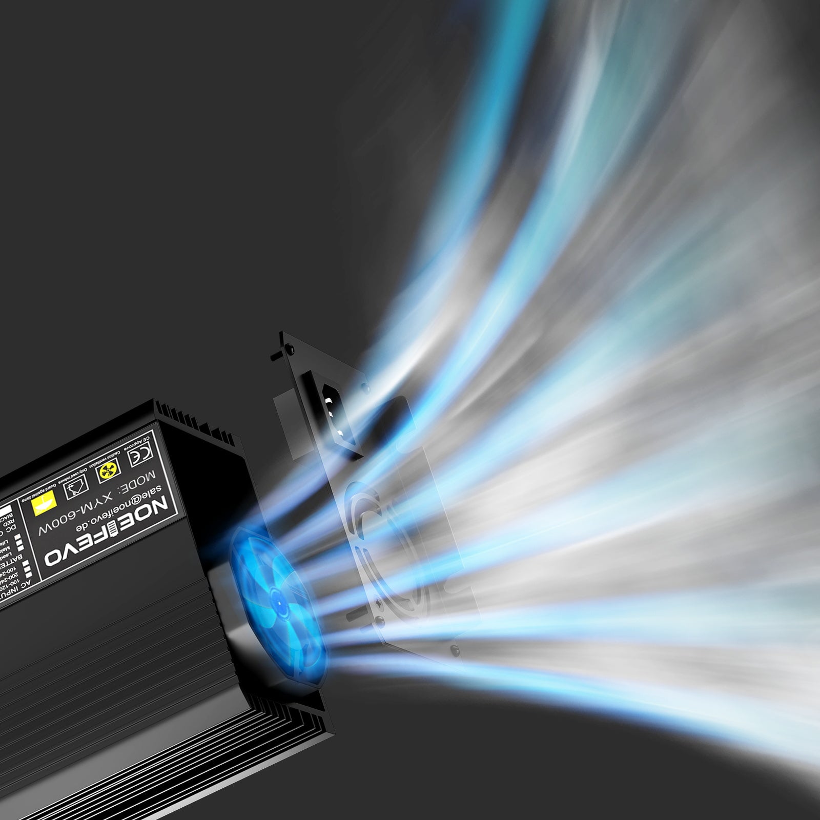  NOEIFEVO 58,4 V 10 A LiFePO4 Caricabatterie per batteria al litio 51,2 V (48 V) 16S per carrelli da golf, camper e motori elettrici da pesca