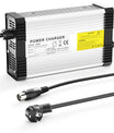 NOEIFEVO 134V 3.5A Lithium-nabíječka pro 32S 118.4V 120V Lithium baterii, s chladicím ventilátorem, automatické vypnutí.