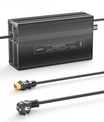 NOEIFEVO 113,4V 1A-12A Litium-batteriladdare för 99,9V (96V) 27S Litium-Li-Ion-LiPo-batteri, LCD-display, justerbar ström