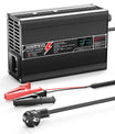 NOEIFEVO 12,6V 5A Caricabatterie al litio per batterie 3S 11,1V Li-Ion Lipo, con display LCD, ventola di raffreddamento, spegnimento automatico.