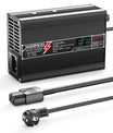 NOEIFEVO מטען ליתיום 50.4V 2.5A עבור סוללות Li-Ion Lipo 12S 44.4V, עם תצוגת LCD, מאורר קירור, כיבוי אוטומטי.