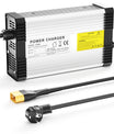 NOEIFEVO 4.2V 20A Lithium-Batterilader til 1S 3.7V Lithiumbatteri, med kølefan, automatisk afbrydelse.