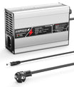 NOEIFEVO 50.4V 2A 2.5A 3A  Carregador de Bateria de Lítio para Baterias Li-Ion Lipo 12S 44.4V, Ventilador de Resfriamento, Desligamento Automático