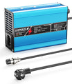 NOEIFEVO 25.2V 2A 3A 4A 5A Caricabatterie al litio per batterie Li-Ion Lipo 6S 22.2V, ventilatore di raffreddamento, spegnimento automatico (BLU)