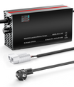 NOEIFEVO 60V 2A-20A Chargeur de batterie réglable pour batteries au plomb-acide, AGM, Gel, chargeur de batterie de voiture de golf, affichage LED