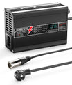 NOEIFEVO 14.6V 10A LiFePO4 Batterie-Ladegerät für 4S 12V 12.8V LiFePO4 Batterie, mit LCD-Anzeige, Kühlventilator, automatischer Abschaltung