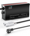 NOEIFEVO 60V 2A-20A Chargeur de batterie réglable pour batteries au plomb-acide, AGM, Gel, chargeur de batterie de voiture de golf, affichage LED