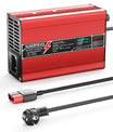 NOEIFEVO 16.8V 5A 6A 7A 8A 10A Lithium-Ladegerät für 4S 14.8V Li-Ion Lipo-Batterien, mit LCD-Anzeige, Kühlventilator, automatischer Abschaltung（RED）