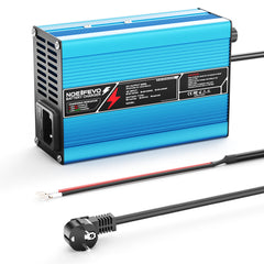 NOEIFEVO 87.6V 3.5A LiFePO4 Batterieladegerät für 76,8 V 24S-Batterie, automatische Abschaltung, E-Bike-Roller, Elektromotorrad, mit Kühlventilator