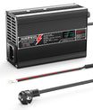 NOEIFEVO 50.4V 2.5A Carregador de lítio para baterias 12S 44.4V Li-Ion Lipo, com display LCD, ventilador de resfriamento, desligamento automático.