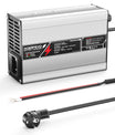 NOEIFEVO 54.6V  2A 2.5A 3A Cargador de Litio para Baterías 13S 48.1V Li-Ion Lipo, con Ventilador de Refrigeración y Apagado Automático