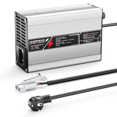 NOEIFEVO 55.2V-58.8V 3A Bly-syre batterilader til 48V Bly-syre batteri, Køleventilator, Automatisk afslukning