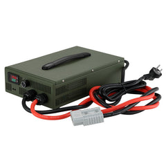 NOEIFEVO 12V 10A-100A LiFePO4 lithium au batterie  de Chargeur, tension de charge 14,6V, écran LCD, courant réglable, ventilateur