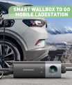 NOEIFEVO Q21W Wlan Chargeur de voiture électrique Wallbox mobile 11kW avec télécommande APP ,5m/10m Câble de charge Type2 CEE16A triphasé 