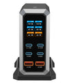 NOEIFEVO 240W USB-Ladestation mit 6 Anschlüssen, PD3.1 140W USB Typ-C & PPS/PD USB Typ-A Ladegerät – Desktop-Schnellladestation kompatibel mit MacBook, Laptops, Tablets, iPhone, Samsung Smartphones