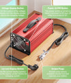 NOEIFEVO 54.6V 25A Chargeur de batterie lithium pour batterie lithium-ion-lipo 48.1V (48V) 13S, écran LCD, courant réglable, chargeur pour vélo électrique, scooter, moto électrique