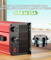 NOEIFEVO 54.6V 25A Chargeur de batterie lithium pour batterie lithium-ion-lipo 48.1V (48V) 13S, écran LCD, courant réglable, chargeur pour vélo électrique, scooter, moto électrique