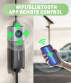 NOEIFEVO 22KW Wlan borne de recharge mobile avec contrôle à distance via application, câble de charge Type 2 CEE32A triphasé de 5m/10m pour voiture électrique