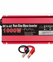 Onduleur pur sinus 12 V vers AC 220 V, 1000W, 1600W, 2200W, 3000W, convertisseur d'alimentation portable, onduleur auto-solaire